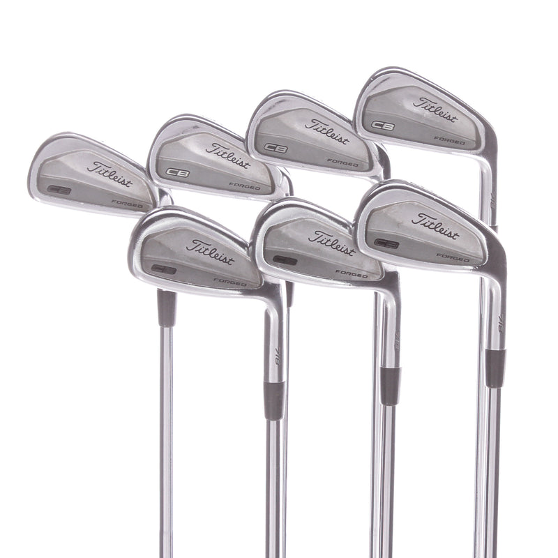 Titleist 718 CB Forged Steel Mens Right Hand Irons 4-PW Extra Stiff - True Temper AMT Tour White X100