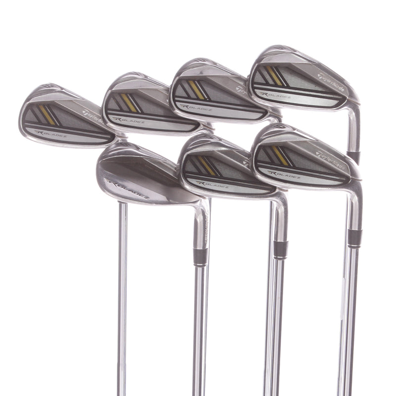 TaylorMade RocketBladez Mens Right Hand Steel Irons 5-SW Regular - Rocketfuel R