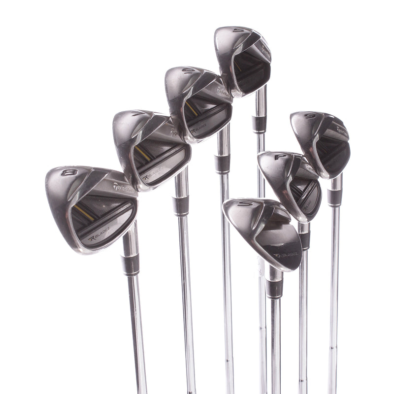 TaylorMade RocketBladez Mens Right Hand Steel Irons 5-SW Regular - Rocketfuel R