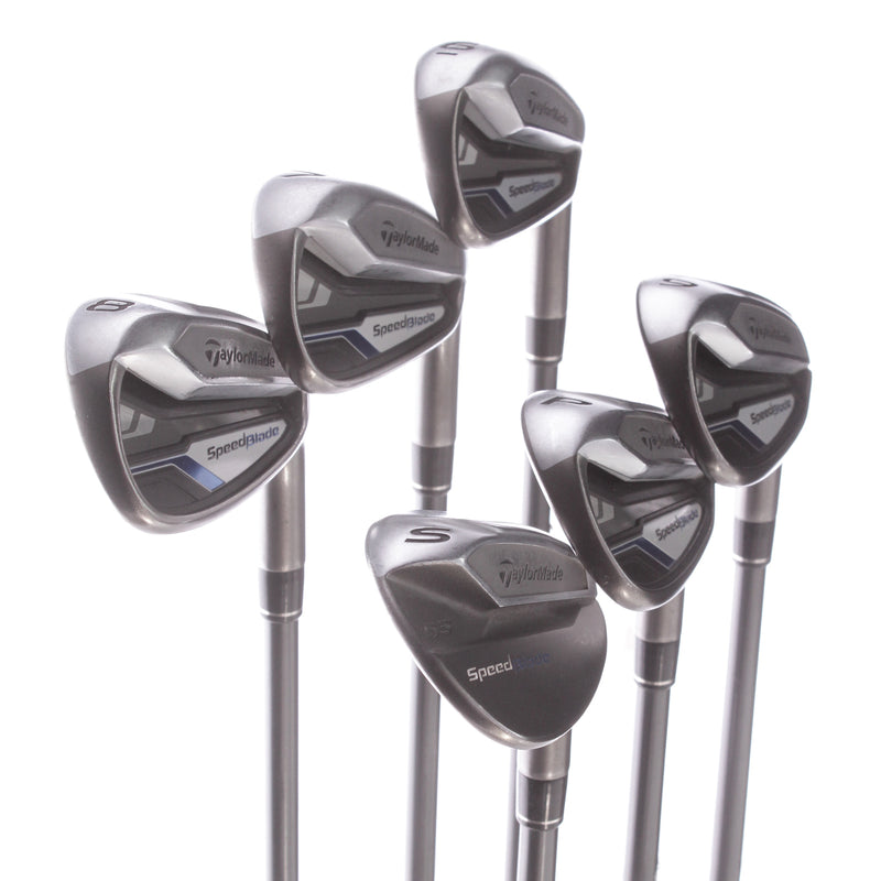 TaylorMade SpeedBlade Ladies Right Hand Graphite Irons 6-SW Ladies - Velox T 45 L