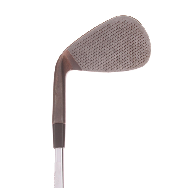 TaylorMade Milled Grind Hi Toe 3 Raw Steel Mens Right Hand Lob Wedge 58 Degree 10 Bounce Wedge - KBS Rev 2.0