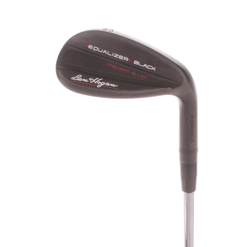 Ben Hogan Equaliser Black Steel Mens Right Hand Lob Wedge 60 Degree Wedge - Accra iSeries-130