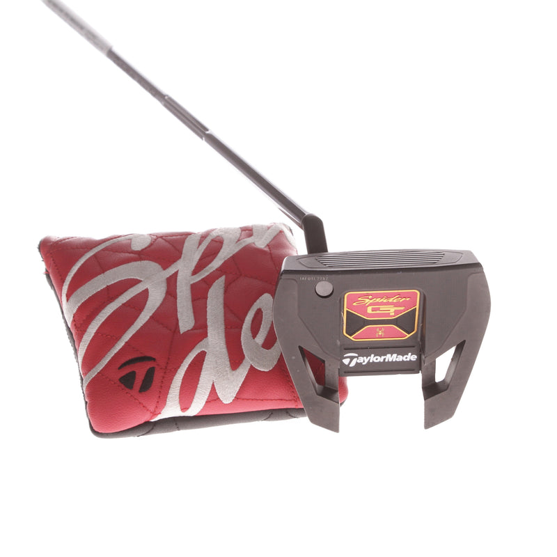 TaylorMade Spider GT Mens Left Hand Putter 35 Inches - TaylorMade Superstroke Pistol GTR 1.0