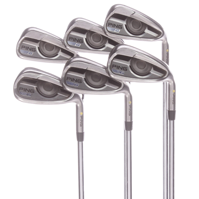 Ping G-Series Steel Mens Right Hand Irons 5-PW Yellow Dot Regular - Ping AWT 2.0