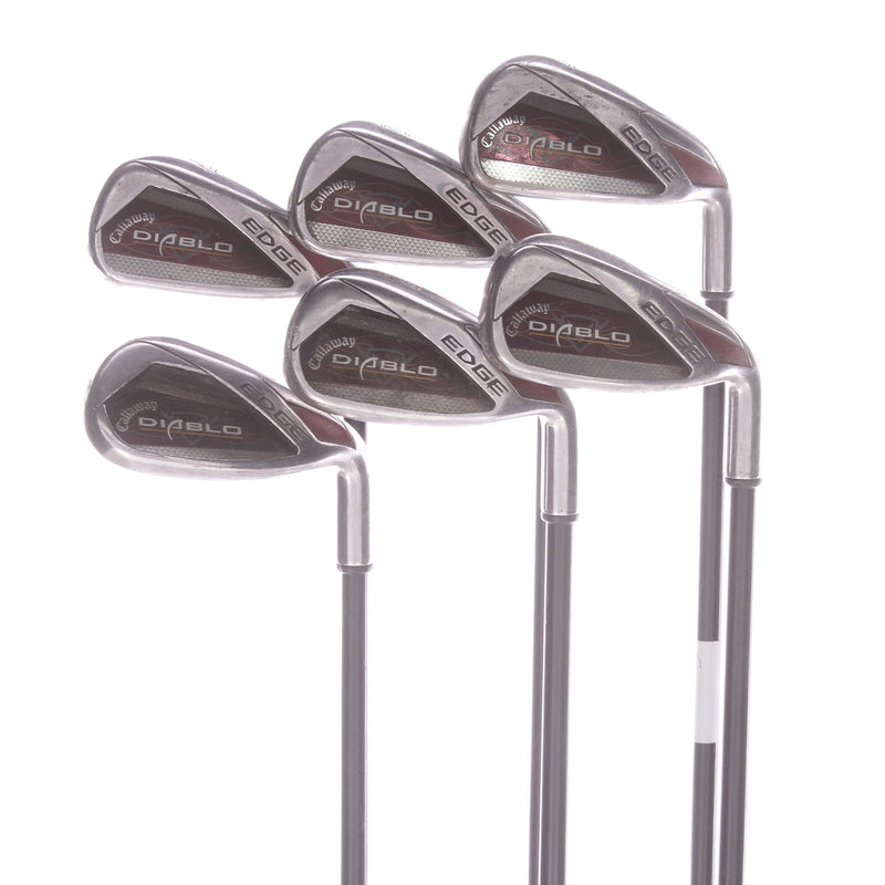 Callaway Diablo Edge Graphite Mens Right Hand Irons 4-SW Senior - Callaway 65 A