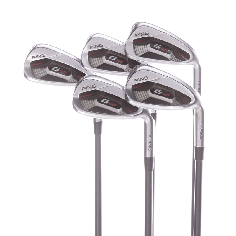 Ping G410 Graphite Mens Right Hand Irons 6-PW Blue Dot Senior - Alta CB AWT SR