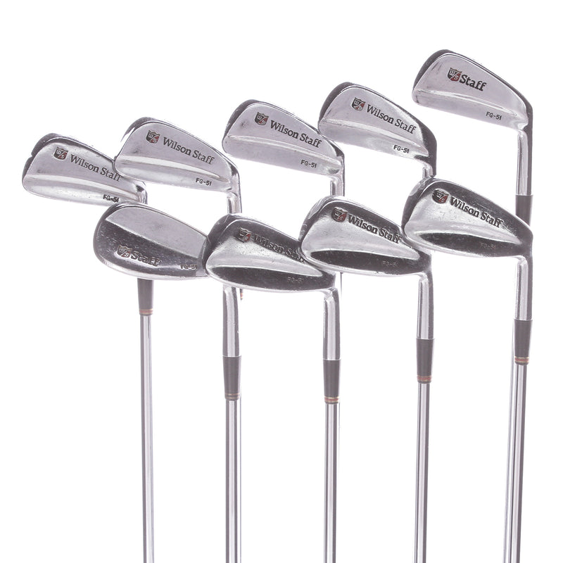 Wilson Staff FG-51 Steel Mens Right Hand Irons 3-SW Regular - Dynamic Gold R400