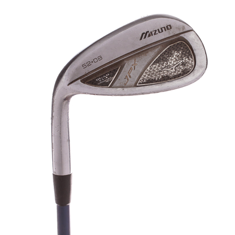 Mizuno JPX Graphite Mens Left Hand Gap Wedge 52 Degree 8 Bounce Senior - Project X 5.0