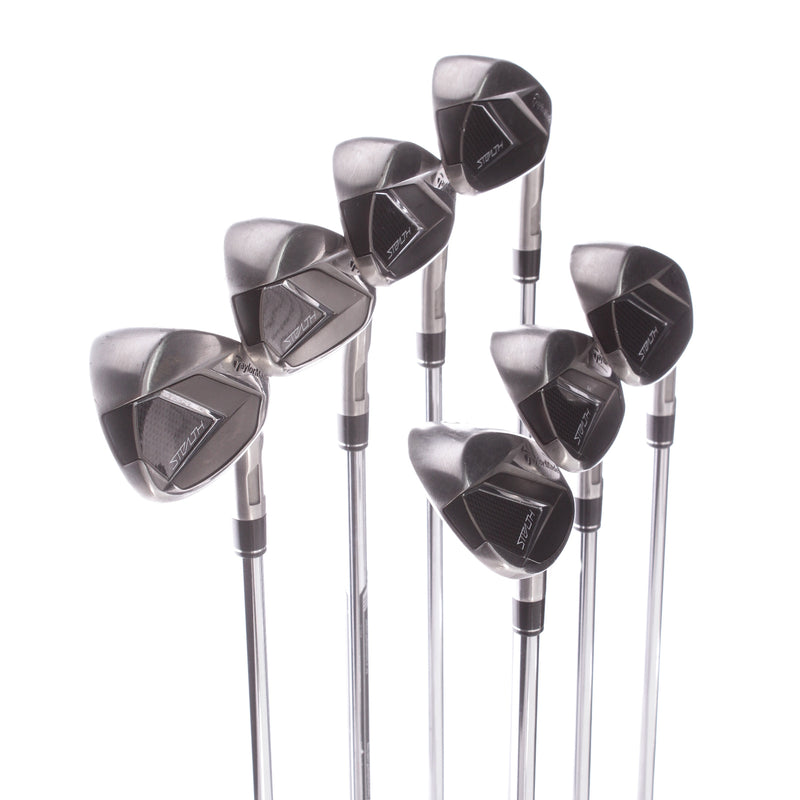 TaylorMade Stealth Steel Men's Right Irons 5-SW Regular - KBS Max 85