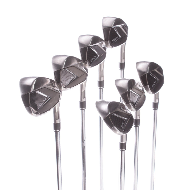 TaylorMade Stealth Steel Men's Right Irons 5-SW Stiff - KBS Max 85