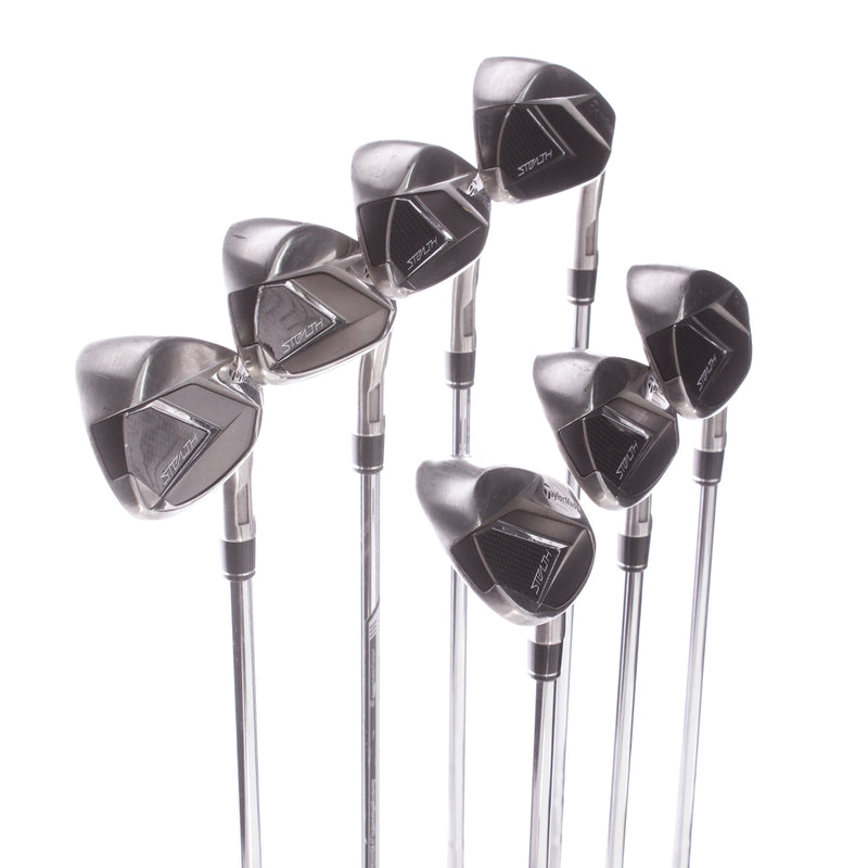 TaylorMade Stealth Steel Men's Right Irons 5-SW Stiff - KBS Max 85