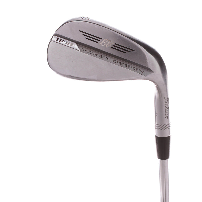 Titleist Vokey SM8 Tour Chrome FGrind Steel Men's Right Gap Wedge 52 Degree 8 Bounce Wedge - BV Design