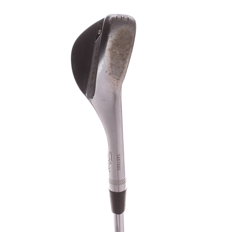 Titleist Vokey SM Tour Chrome S Grind Steel Mens Right Hand Lob Wedge 60 Degree 10 Bounce Wedge - BV Design