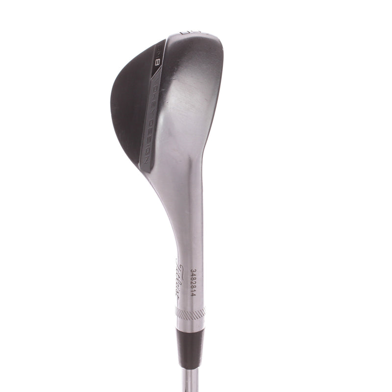 Titleist Vokey SM Tour Chrome S Grind Steel Men's Right Hand Lob Wedge 60 Degree 8 Bounce Wedge - BV Design