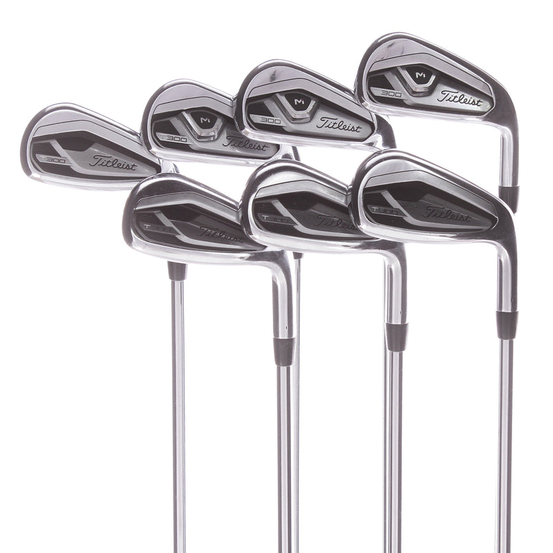 Titleist T300ii Steel Men's Right Irons 5-GW Regular - True Temper AMT Red R