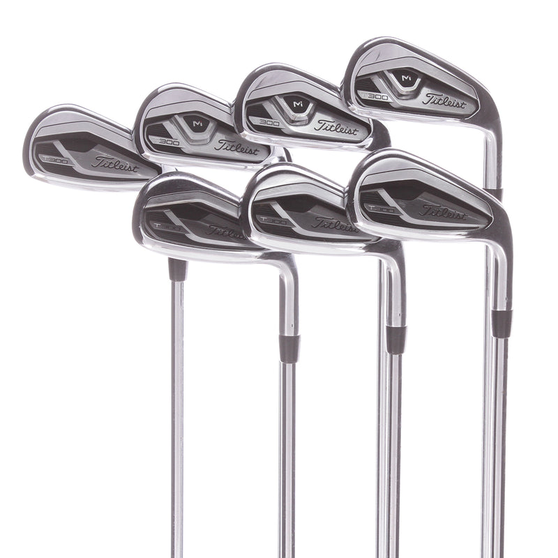 Titleist T300ii Steel Men's Right Irons 5-GW Regular - True Temper AMT Red R