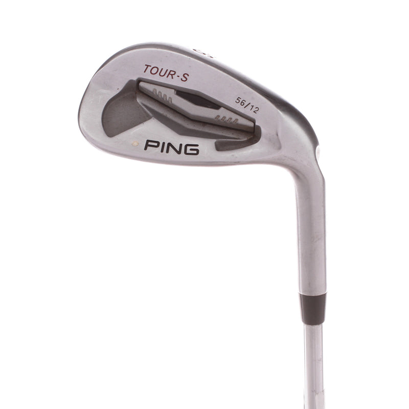 Ping Tour-S Steel Mens Right Hand Sand Wedge White Dot 56 Degree 12 Bounce Regular - Ping AWT