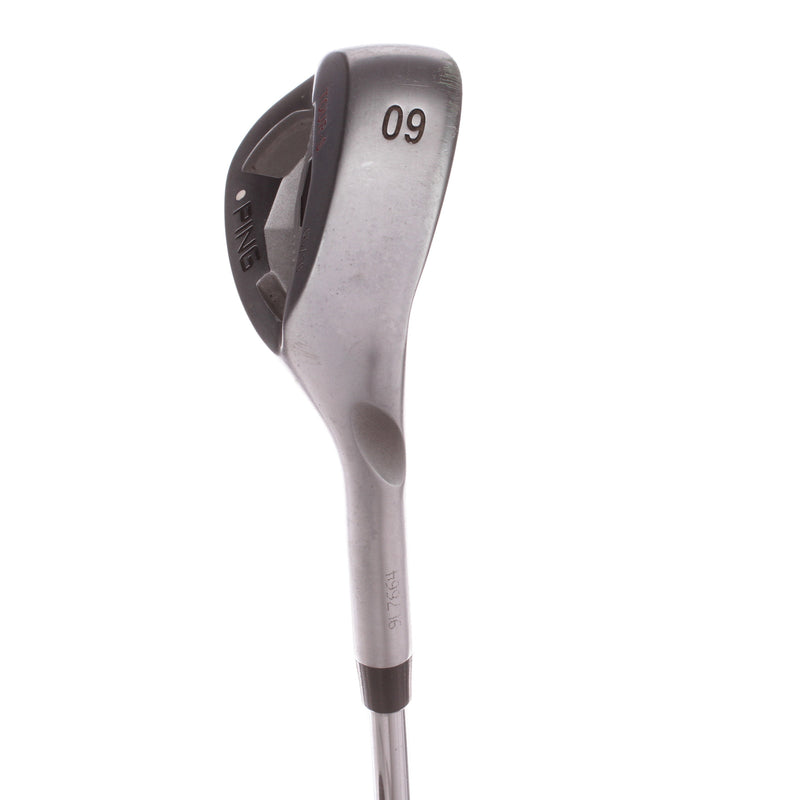 Ping Tour-S Steel Mens Right Hand Lob Wedge White Dot 60 Degree 10 Bounce Regular - Ping AWT