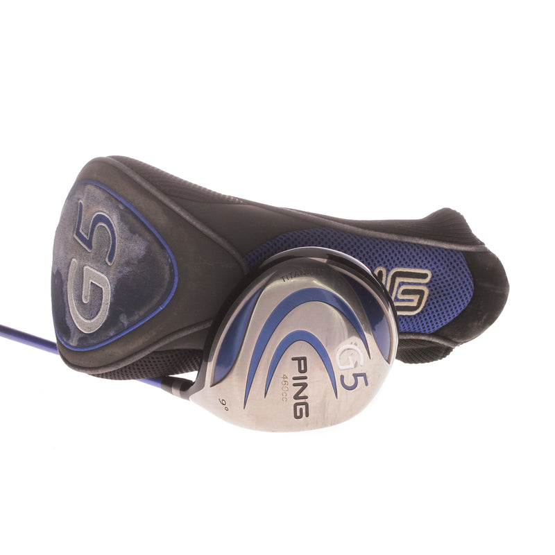 Ping G5 Graphite Mens Right Hand Driver 9 Degree Stiff - Pro Launch Blue 65 S