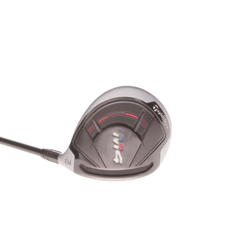 TaylorMade M4 Graphite Mens Right Hand Fairway 3 Wood 15 Degree Regular - Fujikura Atmos Red 5 R