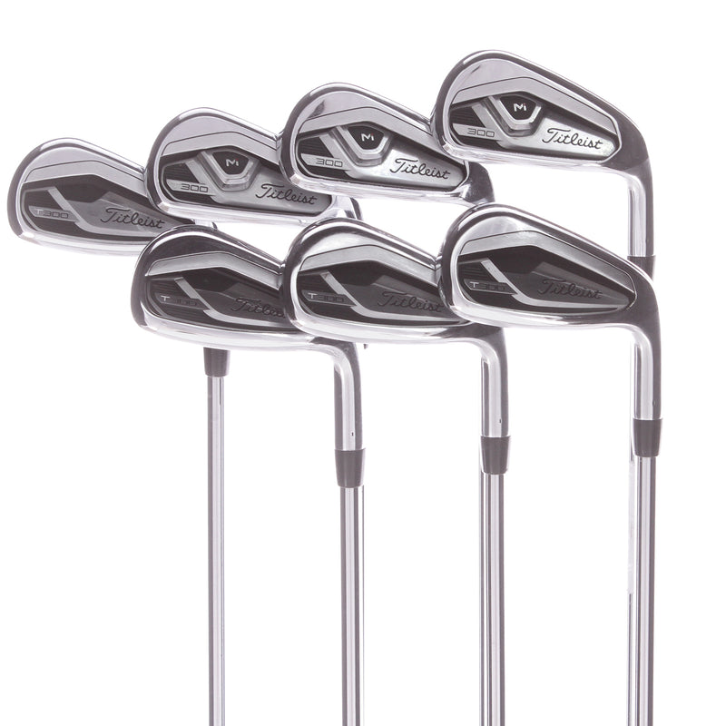 Titleist T300ii Steel Men's Right Irons 5-GW Regular - True Temper AMT Red R