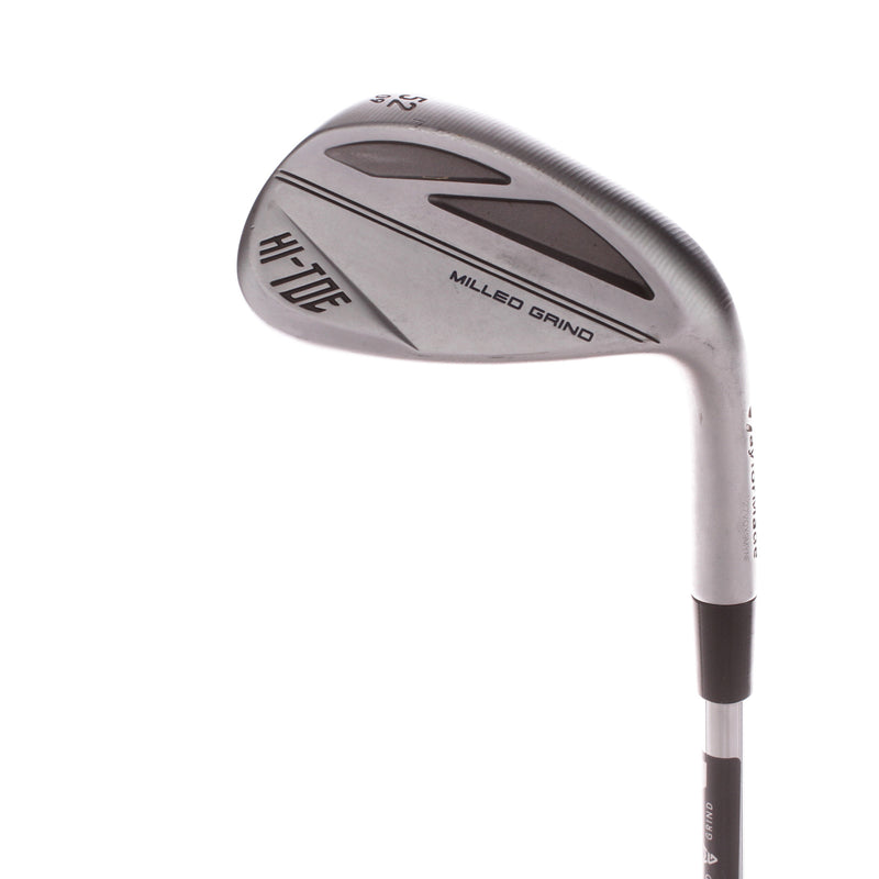 TaylorMade Milled Grind Hi-Toe Steel Men's Right Gap Wedge 52 Degree 09 Bounce Wedge - KBS Hi-REV 2.0 115