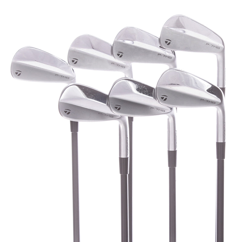 TaylorMade P7MB Graphite Men's Right Irons 4-PW Stiff - Mitsubishi MMT 125 S