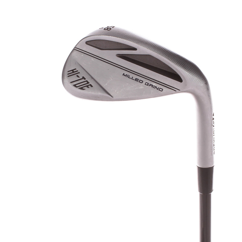 TaylorMade Milled Grind Hi-Toe Graphite Men's Right Lob Wedge 58 Degree 10 Bounce Stiff - Mitsubishi MMT 125 S