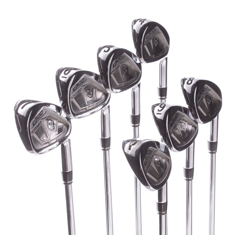 Wilson Staff C300 Forged Steel Mens Right Hand Irons 4-PW Stiff - KBS Tour 105