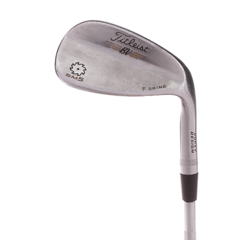 Titleist Vokey SM5 Steel Men's Right Gap Wedge 52 Degree 12 Bounce F Grind Wedge - Vokey SM5 Wedge