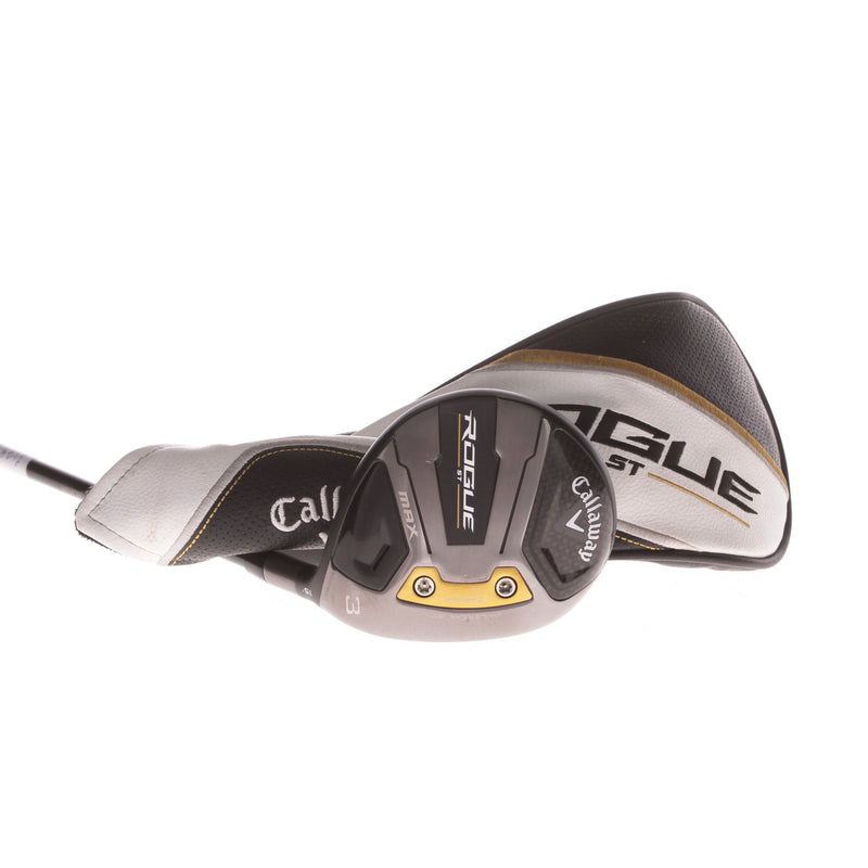 Callaway Rogue ST Max Graphite Men's Right Fairway 3 Wood 15 Degree Stiff - HZRDUS Smoke RDX 6.0