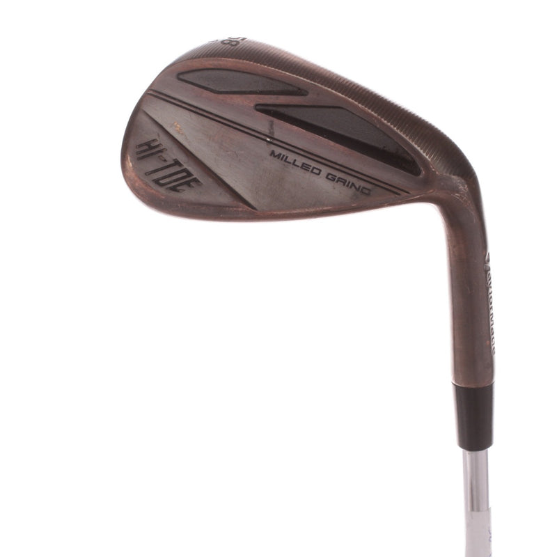 TaylorMade Hi Toe Milled Grind Steel Men's Right Lob Wedge 58 Degree 10 Bounce Stiff - KBS Tour S