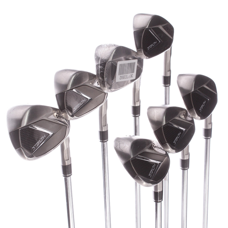 TaylorMade Stealth Steel Men's Right Irons 5-SW Regular - KBS Max 85