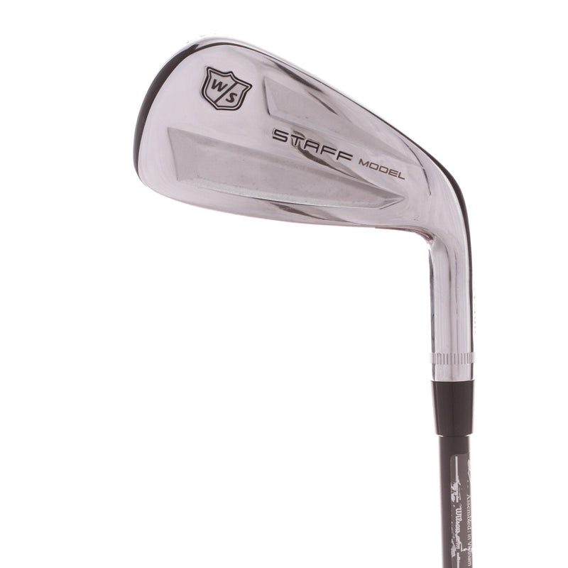 Wilson Staff Model Utility Graphite Men's Right Utility Iron 18 Degree Stiff - KBS Hybrid 80