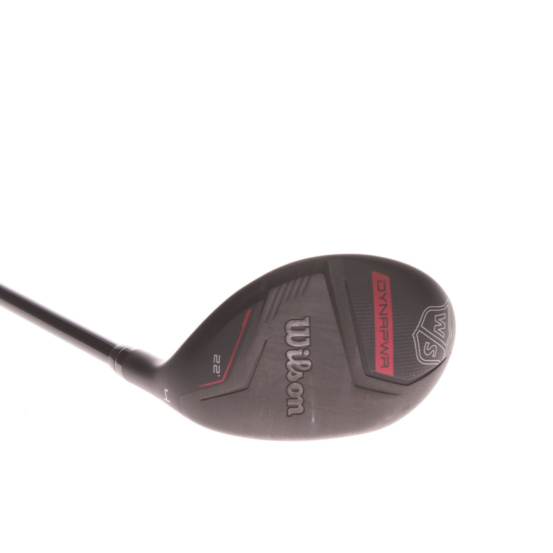 Wilson Staff Dynapower Graphite Men's Right 4 Hybrid 22 Degree Stiff - Hzrdus RDX Smoke 6.0 80g