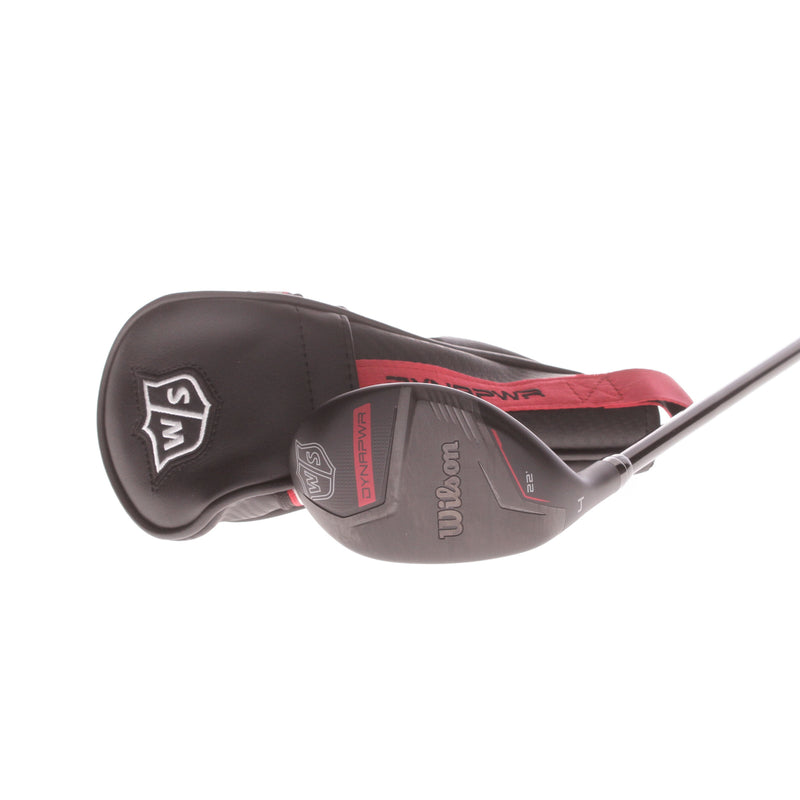 Wilson Staff Dynapower Graphite Men's Left 4 Hybrid 22 Degree Regular - Hzrdus RDX Smoke 5.5 70g