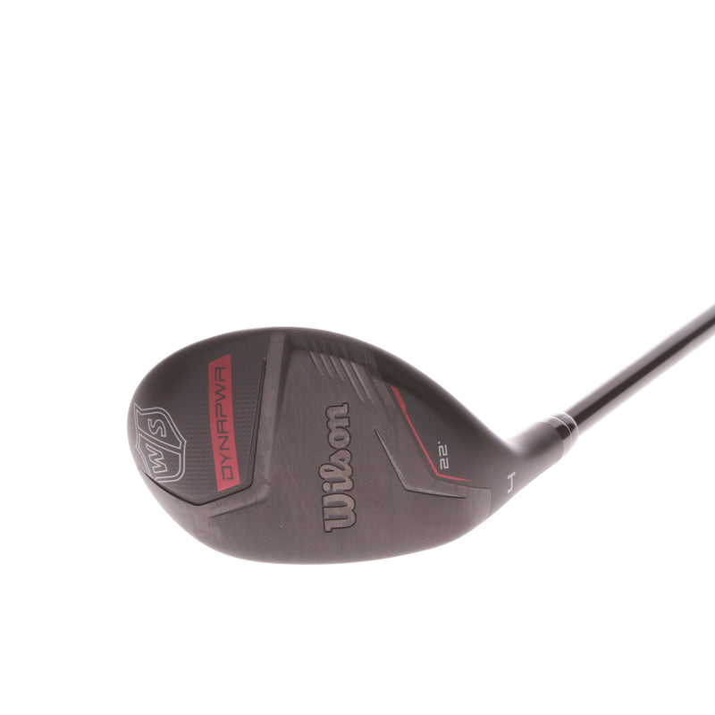 Wilson Staff Dynapower Graphite Men's Left 4 Hybrid 22 Degree Regular - Hzrdus RDX Smoke 5.5 70g