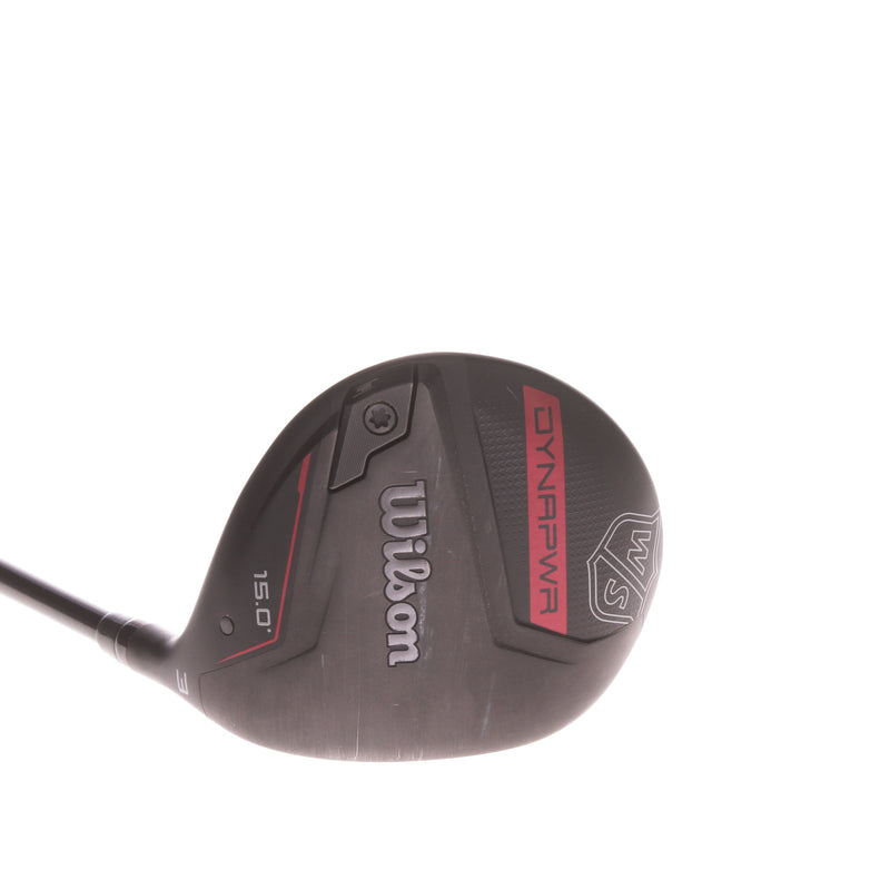 Wilson Staff Dynapower Graphite Men's Right Fairway 3 Wood 15 Degree Extra Stiff - Hzrdus RDX Smoke 6.5 70g