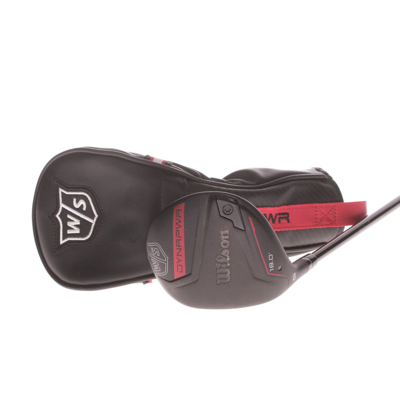 Wilson Staff Dynapower Graphite Men's Left Fairway 5 Wood 18 Degree Regular - Hzrdus RDX Smoke 5.5 60g