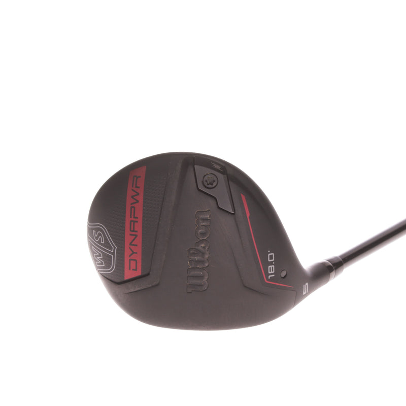 Wilson Staff Dynapower Graphite Men's Left Fairway 5 Wood 18 Degree Regular - Hzrdus RDX Smoke 5.5 60g