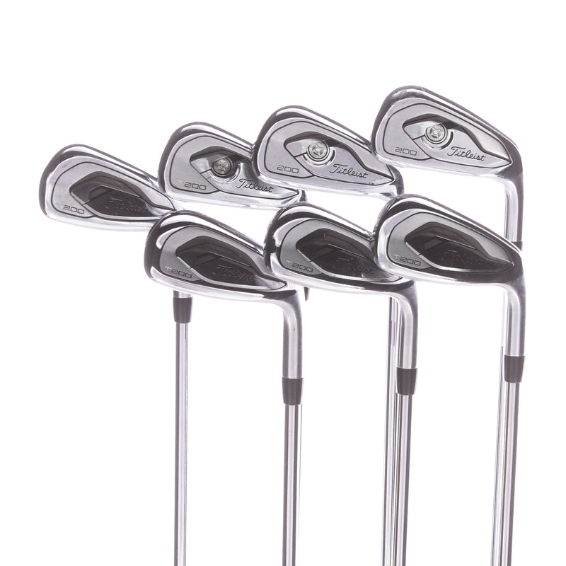 Titleist T200 2019 Steel Men's Right Irons 5-PW+GW Regular - True Temper AMT Black R300