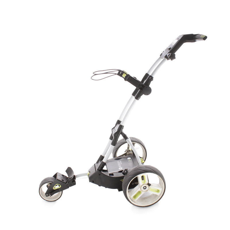 Motocaddy M1 Second Hand Elecric Golf Trolley 18 Hole Lithium - Black/Lime