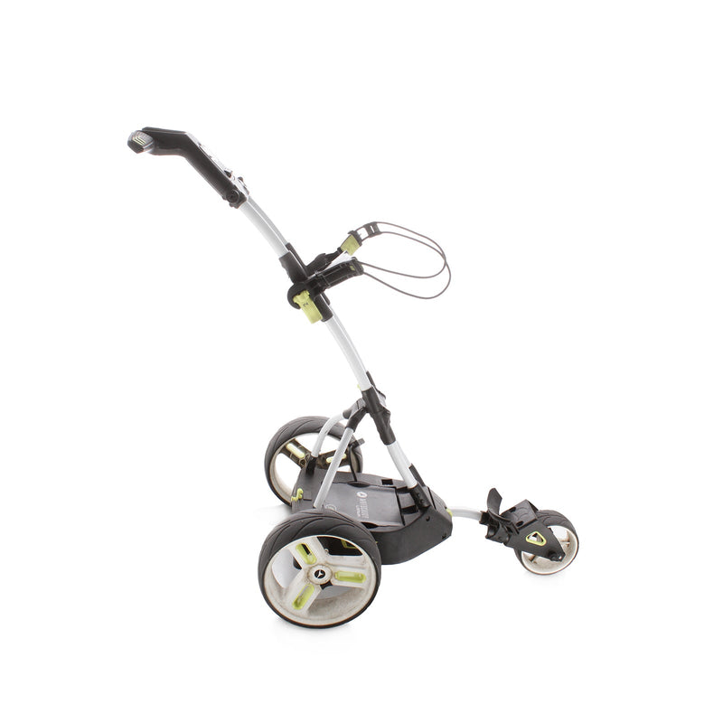 Motocaddy M1 Second Hand Elecric Golf Trolley 18 Hole Lithium - Black/Lime