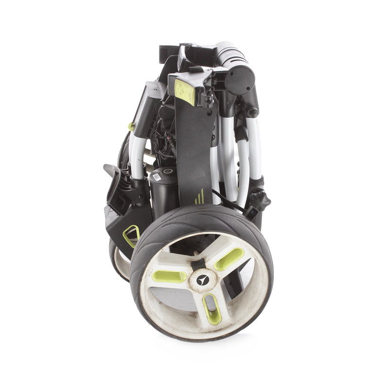 Motocaddy M1 Second Hand Elecric Golf Trolley 18 Hole Lithium - Black/Lime