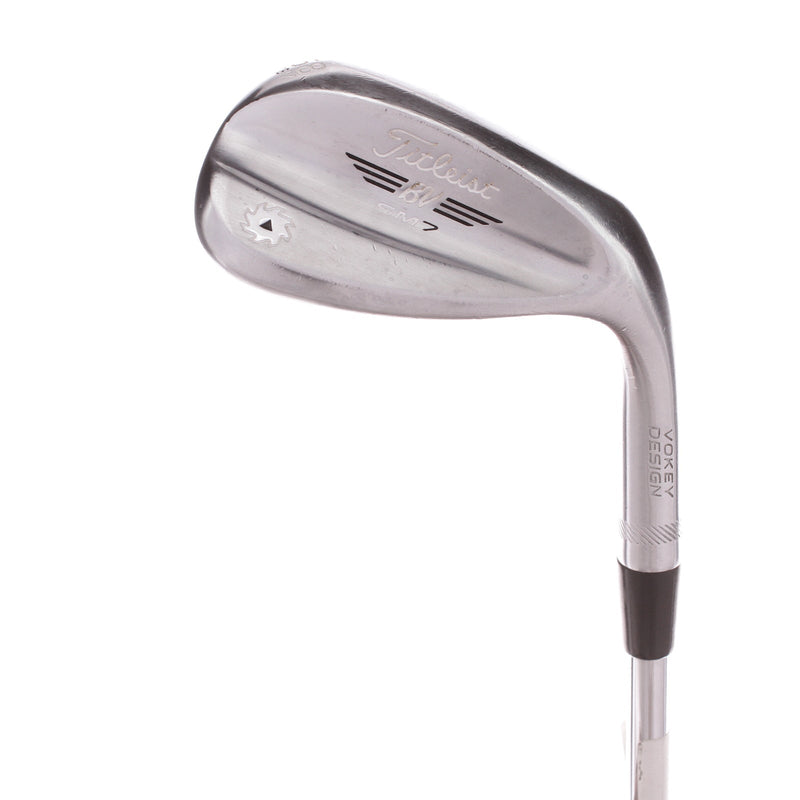 Titleist Vokey SM7 Tour Chrome M-Grind Steel Men's Right Lob Wedge 58 Degree 8 Bounce Wedge - BV Design