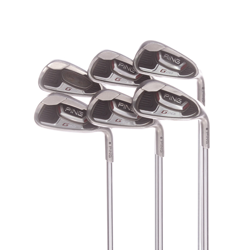 Ping G20 Steel Men's Right Irons 5-PW Black Dot Regular - Ping CFS