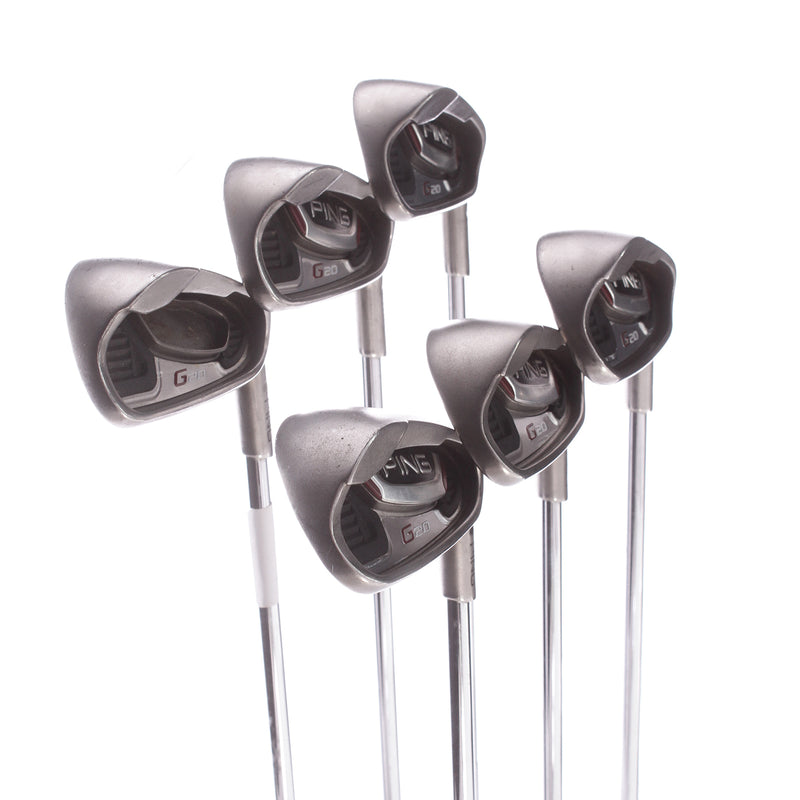 Ping G20 Steel Men's Right Irons 5-PW Black Dot Regular - Ping CFS