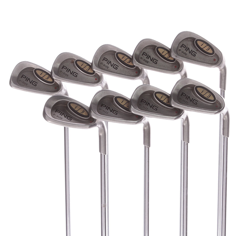 Ping i3 Oversize Steel Men's Right Irons 3-SW Red Dot Regular - Ping Cushin