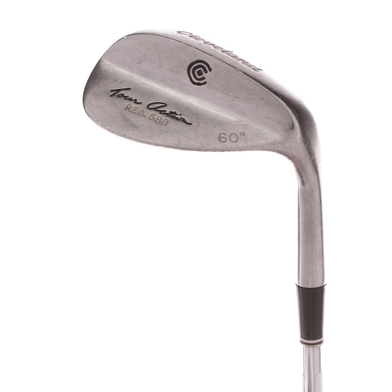 Cleveland 588 Tour Action Chrome Steel Men's Right Lob Wedge 60 Degree Stiff - Dynamic Gold