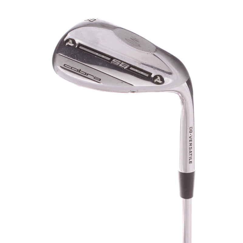 Cobra Snake Bite Men's Right Steel Lob Wedge 60 Degree Stiff - KBS Hi-Rev125 S